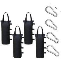 4 Pavillon Sandsäcke und 4 Karabiner,Verwendet Um Das Bein Gewicht von Pop Up Pavillons zu Erhöhen, Gartenzelte, Sonnenschirme, Trampolin 4 Pavillon Sandsäcke und 4 Karabiner,Verwendet Um Das Bein Gewicht von Pop Up Pavillons zu Erhöhen, Gartenzelte, Sonnenschirme, Trampolin von ALOVEZ