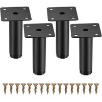 4 Stück Möbelbeine, 8 cm/3,15 Zoll verstellbare Möbelbeine, Metallbefestigungsstützfüße für Möbel/Tisch/Stuhl/Schreibtisch/Küche/Schrank/Sofa 4 Stück Möbelbeine, 8 cm/3,15 Zoll verstellbare Möbelbeine, Metallbefestigungsstützfüße für Möbel/Tisch/Stuhl/Schreibtisch/Küche/Schrank/Sofa von ALOVEZ