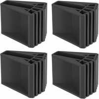 4 Stück Leiterfußabdeckungen, PVC-Leiterfüße, rutschfeste Gummipads, Leiter-Ersatzfüße, universelle rutschfeste Gummipads für Leiter 4 Stück Leiterfußabdeckungen, PVC-Leiterfüße, rutschfeste Gummipads, Leiter-Ersatzfüße, universelle rutschfeste Gummipads für Leiter von ALOVEZ