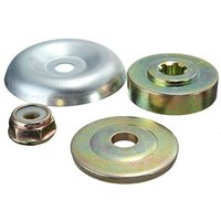 4 Stück Metallzahnrad-Klingenmuttern, universelle Metall-Klingenplatte für Rasenmäher mit M10-Mutter 4 Stück Metallzahnrad-Klingenmuttern, universelle Metall-Klingenplatte für Rasenmäher mit M10-Mutter von ALOVEZ