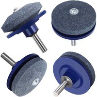 4-teiliger Rasenmäher-Klingenschärfer für Power Hand Drill Drill Garden Tool - Blau Ikodm 4-teiliger Rasenmäher-Klingenschärfer für Power Hand Drill Drill Garden Tool - Blau Ikodm von ALOVEZ