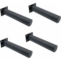 4 verstellbare Möbelbeine, Mattschwarz, Aluminiumlegierung, 38 x 200 mm, TV-Schrankbeine für Schrank, Couchtisch, Stützbein für Möbelsofas 4 verstellbare Möbelbeine, Mattschwarz, Aluminiumlegierung, 38 x 200 mm, TV-Schrankbeine für Schrank, Couchtisch, Stützbein für Möbelsofas von ALOVEZ