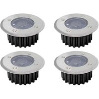 4er Set LED Solar Straßenlaternen, Außenbeleuchtung, Straßenlampe von ALOVEZ