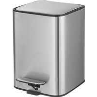 5-Liter-Treteimer aus Edelstahl (SBA + PP-Materialien), Maße 19,2 cm x 24 cm x 27,9 cm, ideal für Küche und Bad von ALOVEZ