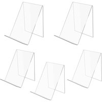 5 Stück Acryl Buchständer Buchpräsentationsständer 13 x 11,5 x 10 cm Klare Buchstaffelei Buchhalter Präsentationsständer für Zeitschriften Broschüren 5 Stück Acryl Buchständer Buchpräsentationsständer 13 x 11,5 x 10 cm Klare Buchstaffelei Buchhalter Präsentationsständer für Zeitschriften Broschüren von ALOVEZ
