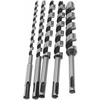 5-teiliges Spiralbohrer-Set mit SDS-Plus-Schaft für die Holzbearbeitung, 230 mm, 6/10/14/18/20 mm von ALOVEZ