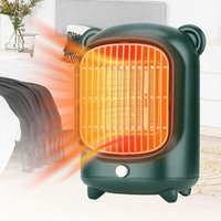 Alovez - 500W ptc Keramik Heizlüfter, Elektroheizung, 90° Oszillation, Mehrfachschutz, 2 Modi, Badezimmer, Zuhause von ALOVEZ