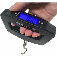 Alovez - 50Kg 10g lcd Home Elektronische Digitale Tragbare Hängende Gewicht Haken Reise Gepäck Skala von ALOVEZ