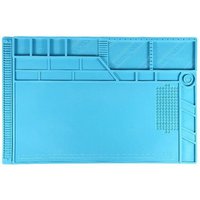 Alovez - 550 x 350 mm Antistatikmatte Wärmedämmung Löten Handy-Reparatur-Pad Arbeitstisch mit magnetischer Teileadsorption von ALOVEZ