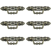 6 Stück Antiker Ziehgriff, Bronzegriffe im Vintage-Design, Vintage-Möbelgriffe, für Türen, Bücherregale, Schubladen, Schränke, Kommoden von ALOVEZ