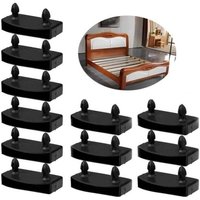 60 Stück Lattenrost-Endkappen, Lattenrostkappen aus Kunststoff zum Halten und Sichern 60 Stück Lattenrost-Endkappen, Lattenrostkappen aus Kunststoff zum Halten und Sichern von ALOVEZ