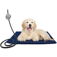 60 x 45 cm Heizkissen für Haustiere, elektrische Heizmatte für Hunde, 7 Temperaturstufen, waschbare Sicherheitsdecke, beheiztes Bett mit 60 x 45 cm Heizkissen für Haustiere, elektrische Heizmatte für Hunde, 7 Temperaturstufen, waschbare Sicherheitsdecke, beheiztes Bett mit von ALOVEZ
