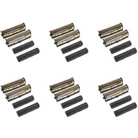 6X Rasierer-Ersatznetz + Schneidkopf 17150 17200 3D Smart Floating Rasierklinge, waschbar, Gold von ALOVEZ