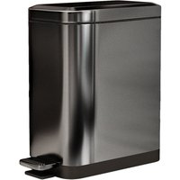 7 l Edelstahl-Treteimer, Maße 22,5 cm x 14 cm x 30 cm, ideal für Küche und Bad (kompaktes und hygienisches Design) von ALOVEZ