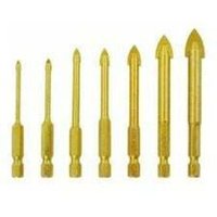 7-teiliger Fliesenbohrer, Betonbohrer, Durchmesser 3/4/5/6/8/10/12 mm, Fliesenbohrer, 1/4-Sechskant-Speerkopfbohrer für Keramik, Glas, Fliesen, 7-teiliger Fliesenbohrer, Betonbohrer, Durchmesser 3/4/5/6/8/10/12 mm, Fliesenbohrer, 1/4-Sechskant-Speerkopfbohrer für Keramik, Glas, Fliesen, von ALOVEZ