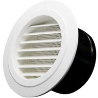 75 mm Lüftungsauslass mit Schutzgitter – ABS (ø75 mm) von ALOVEZ