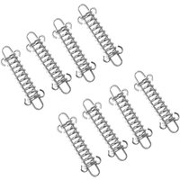 8 Edelstahl-Zugfedern, Sonnensegel-Befestigungszubehör, Ösenclips für Zelte 8 Edelstahl-Zugfedern, Sonnensegel-Befestigungszubehör, Ösenclips für Zelte von ALOVEZ