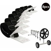 8 Stück Poolabdeckungsrollengurte und Befestigungsclips für Rollen Pool-Solarabdeckungsrolle für Inground-Poolrolle Solarröhre 8 Stück Poolabdeckungsrollengurte und Befestigungsclips für Rollen Pool-Solarabdeckungsrolle für Inground-Poolrolle Solarröhre von ALOVEZ