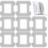 8er-Pack W1 Pro waschbare Mikrofaser-Reinigungstücher, Zubehör-Set für Ecovacs Winbot W1 W1 Pro Series Fenster-Roboterstaubsauger 8er-Pack W1 Pro waschbare Mikrofaser-Reinigungstücher, Zubehör-Set für Ecovacs Winbot W1 W1 Pro Series Fenster-Roboterstaubsauger von ALOVEZ