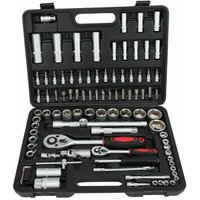 94-teiliges Steckschlüssel-Schraubendreher-Mechaniker-Werkzeug-Set 1/2 1/4 Zoll mit Koffer 94-teiliges Steckschlüssel-Schraubendreher-Mechaniker-Werkzeug-Set 1/2 1/4 Zoll mit Koffer von ALOVEZ