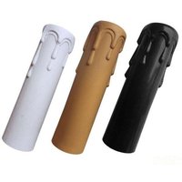 9er-Pack Kunststoff-Tropfkerzenrohrabdeckungen für Kronleuchter-Pendelleuchten, Weiß + Gelb + Schwarz 9er-Pack Kunststoff-Tropfkerzenrohrabdeckungen für Kronleuchter-Pendelleuchten, Weiß + Gelb + Schwarz von ALOVEZ