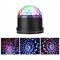 AIDUCHO Led-Diskokugel, 51 LEDs 12 W 7 Farben Discolampe Partylicht RGB-Lichteffekt Bühnenbeleuchtung Partylicht Dekoration von ALOVEZ