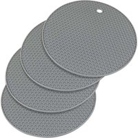 ALOVEZ 4er-Pack Untersetzermatten aus Silikon, rutschfeste Silikon-Untersetzer, langlebig, wasserdicht und rutschfest, geeignet für Töpfe, Pfannen, ALOVEZ 4er-Pack Untersetzermatten aus Silikon, rutschfeste Silikon-Untersetzer, langlebig, wasserdicht und rutschfest, geeignet für Töpfe, Pfannen, von ALOVEZ