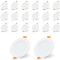 ALOVZE 20x LED Einbaustrahler 5W Deckenstrahler - Kaltweiß 6000K von ALOVEZ