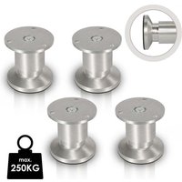 ALOVZE 4 x Möbelbeine, Schranksockelfüße, Sofa, Hotel, verstellbar, Kommodenbein, Aluminium, 60 mm ALOVZE 4 x Möbelbeine, Schranksockelfüße, Sofa, Hotel, verstellbar, Kommodenbein, Aluminium, 60 mm von ALOVEZ