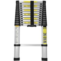 ALOVZE Teleskopleiter bis 150 kg Stabile Aluminium-Stehleiter 3,8 m ALOVZE Teleskopleiter bis 150 kg Stabile Aluminium-Stehleiter 3,8 m von ALOVEZ