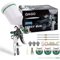 ALOVZE HVLP-Farbspritzpistole, 1,4 mm/1,7 mm/2,0 mm, 3 Düsengrößen, 600 ml Fassungsvermögen, zum Lackieren von Möbeln und Autos ALOVZE HVLP-Farbspritzpistole, 1,4 mm/1,7 mm/2,0 mm, 3 Düsengrößen, 600 ml Fassungsvermögen, zum Lackieren von Möbeln und Autos von ALOVEZ