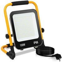 ALOVZE LED Fluter mit Stativ IP66 Flutlicht Außenstrahler Gartenlampe 100W von ALOVEZ