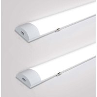 ALOVZE Wasserdichtes LED-Streifenlicht, verbindbare LED-Röhren durch neutralweiße IP65-LED-Deckenleuchte für Feuchträume, 150 cm, 48 W von ALOVEZ