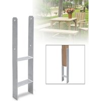 ALOVZE Support de poteau H-ancre Pergola Pied de poteau Support de clôture 121MM 4x ALOVZE Support de poteau H-ancre Pergola Pied de poteau Support de clôture 121MM 4x von ALOVEZ