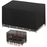 Abdeckung für Gartenmöbel, 200 x 100 x 75 cm, Abdeckung für Gartentische, für Gartenmöbel, wasserdicht, winddicht, UV-beständig, kältebeständig, von ALOVEZ