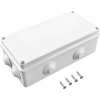 Abzweigdose, IP65 aus ABS-Kunststoff, außen wasserdicht, Weiß, 200 x 100 x 70 mm Abzweigdose, IP65 aus ABS-Kunststoff, außen wasserdicht, Weiß, 200 x 100 x 70 mm von ALOVEZ