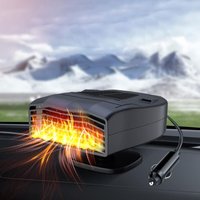 Alovez - 12-V-Auto-Heizlüfter, Defroster, tragbar, 2 Modi, 360°-Drehung, schnelles Heizen und Kühlen, universell für die meisten Autos von ALOVEZ