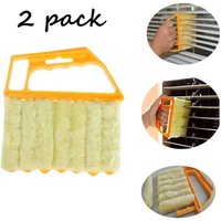 2er-Pack Reinigungsbürsten, Jalousienreiniger, Rollläden, Fenster, Jalousiebürste, Staubreiniger, Haushaltsreinigungsgeräte von ALOVEZ