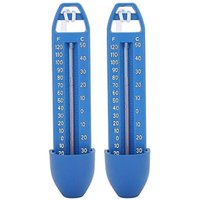 Alovez - 2er-Pack einfach zu bedienendes Poolthermometer-Zubehör für Schwimmbecken, Spa, Sauna, Außenbereich von ALOVEZ