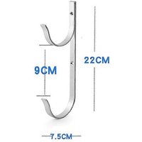 2er Set Metallhalterungen für Schwimmbad, Haus, Terrasse und Garten, Terrassendeko-Zubehör und Badewannen-/Pool-Zubehör, Metallhalterung für 2er Set Metallhalterungen für Schwimmbad, Haus, Terrasse und Garten, Terrassendeko-Zubehör und Badewannen-/Pool-Zubehör, Metallhalterung für von ALOVEZ