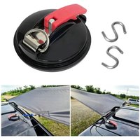 Alovez - 2er Set Multifunktions-Auto-Saugnäpfe Max.22KG für Markisen-Windschutzscheiben-Plane und Fahrzeugabdeckung von ALOVEZ