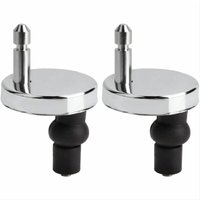 Alovez - 2er-Set Universal-Toilettensitzbefestigung, Toilettensitzscharnier, Toilettendeckel, Toilettensitzbefestigungen, von ALOVEZ