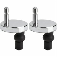 Alovez - 2er-Set Universal-Toilettensitzbefestigung, Toilettensitzscharnier, Toilettendeckel, Toilettensitzbefestigungen, von ALOVEZ