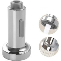Alovez - Ausziehbarer Wasserhahn-Brausekopf, 2 Funktionen G1/2 Chrom, für Küchenspüle, für ausziehbaren Küchenhahn, Strahlpause von ALOVEZ