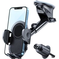 Alovez - Autotelefonhalter, Armaturenbrett-Autotelefonhalter 360° drehbar, universeller Telefonhalter für Smartphones, multifunktionaler einziehbarer von ALOVEZ