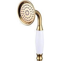 Alovez - Badezimmer Duschkopf Messing Handbrause Nur Gold Duschkopf Universal Massage Duschkopf, BS126 von ALOVEZ