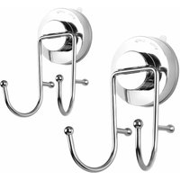Alovez - Badezimmer-Saugnapfhaken, 2 Stück Edelstahl-Wandhaken Handtuchhaken Saugnapfhaken Duschhaken, Leistungsstarker Saugnapfhaken für Toilette Alovez - Badezimmer-Saugnapfhaken, 2 Stück Edelstahl-Wandhaken Handtuchhaken Saugnapfhaken Duschhaken, Leistungsstarker Saugnapfhaken für Toilette von ALOVEZ