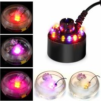 Der Ultraschall-Nebeler ist mit 12 wechselnden LEDs ausgestattet, die einen Nebeleffekt erzeugen. Dieses Gerät ist ideal für Springbrunnen, Teiche Der Ultraschall-Nebeler ist mit 12 wechselnden LEDs ausgestattet, die einen Nebeleffekt erzeugen. Dieses Gerät ist ideal für Springbrunnen, Teiche von ALOVEZ