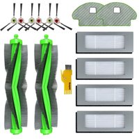 Alovez - Ersatzzubehör-Set für iRobot Roomba Combo R111840 R1138 Roboter-Staubsauger, 14 Packungen, 2 Hauptbürsten, 4 Filter, 6 Seitenbürsten, 2 von ALOVEZ