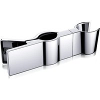Alovez - Handbrausehalter, verstellbare Duschhalterung, 18–25 mm Duschhalterung, Metall-Duschhalterung für Badezimmer-Handbrause, Chrom von ALOVEZ